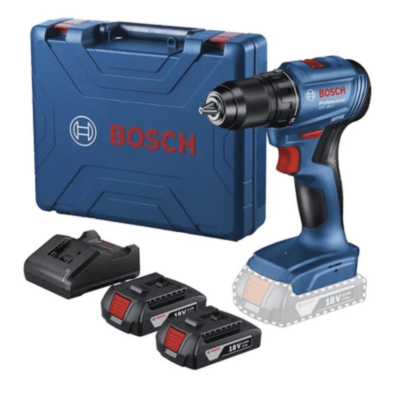 Furadeira à bateria(2) Bosch GSB 185-LI 18V, BRUSHLESS